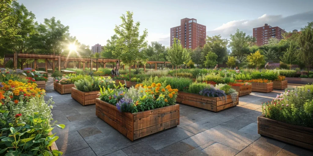 artists garden filled with variety plants beautiful flowers 1 scaled 1 - Tip Top Arborists