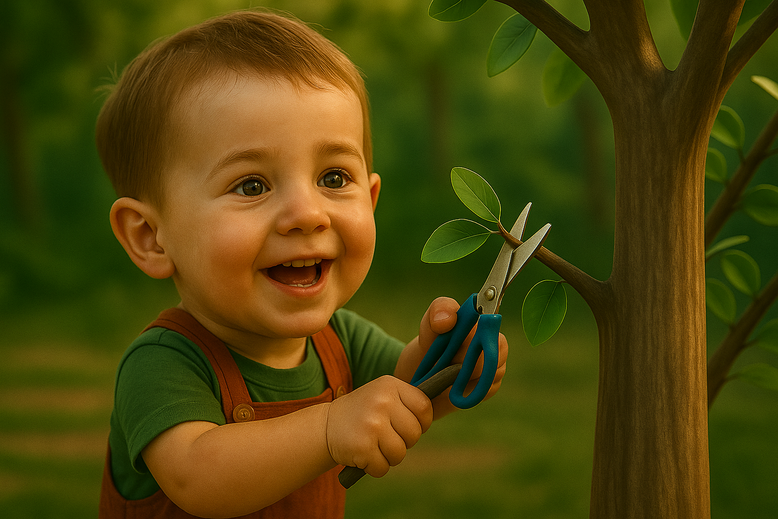 20250624 2055 Child Joyfully Pruning remix 01jyhmje5hf4wv7e3eap14y2pb 1 - Tip Top Arborists