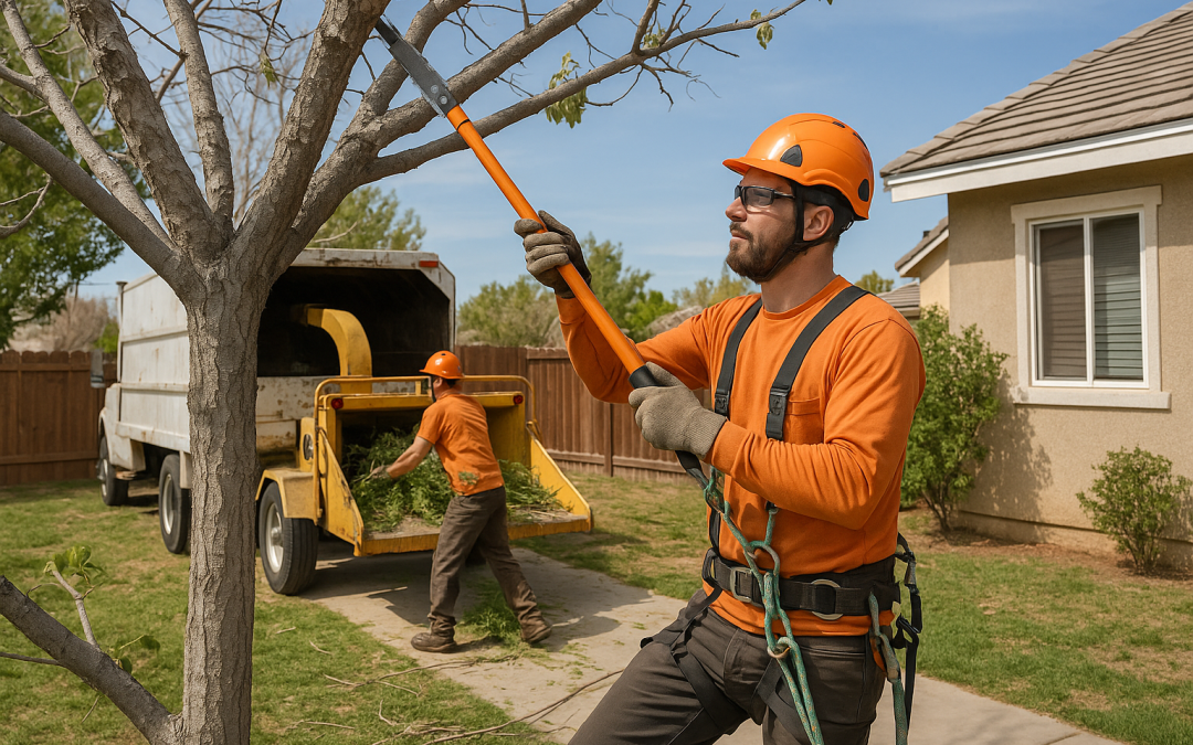 Do Tree Trimming Services Include Debris Removal in Lancaster, CA?