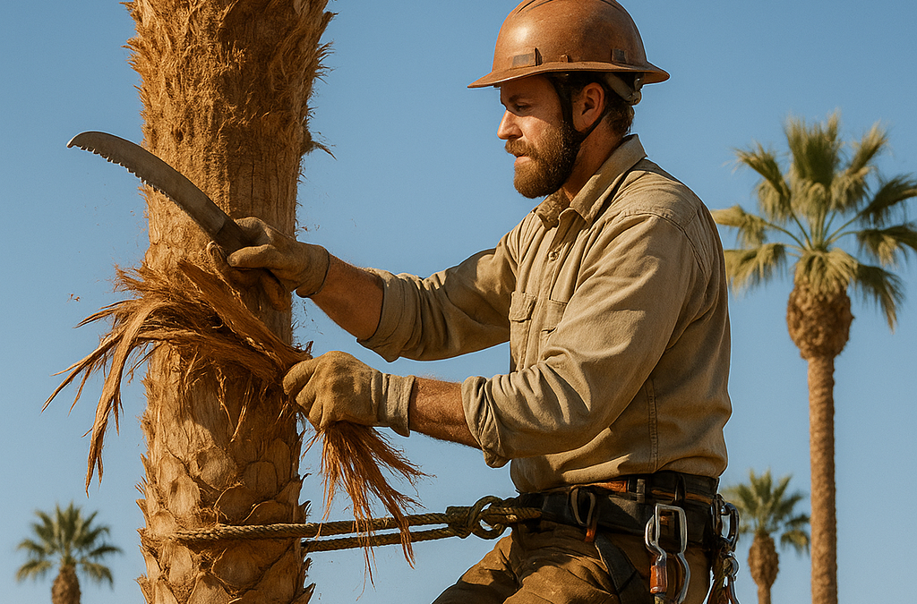 Palm Tree Skinning Experts in Lancaster, CA | Tip Top Arborists