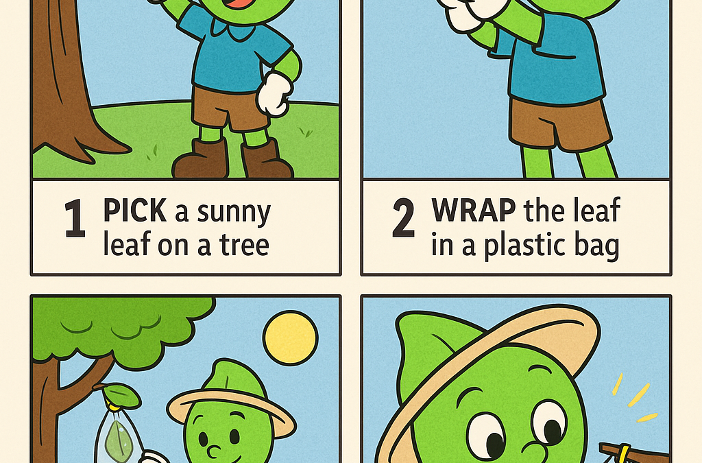 Sprout & the Tree That Stayed Cool- Tree Transpiration Experiment For Kids