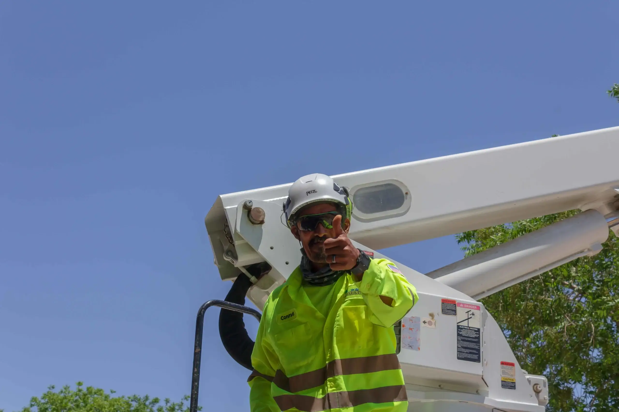 The team completing tree service in Canyon Country, CA