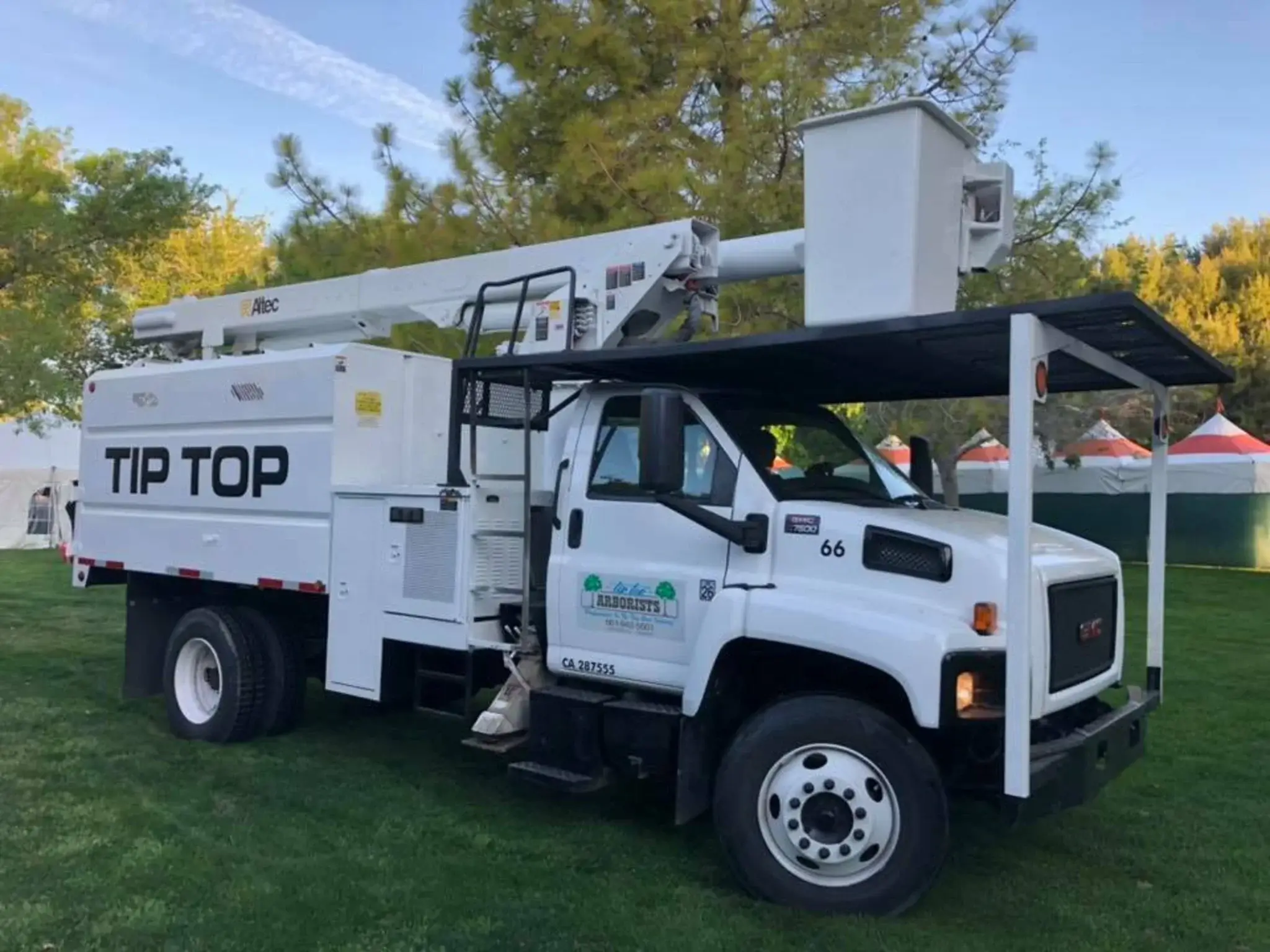 A tree service job in Santa Clarita, CA